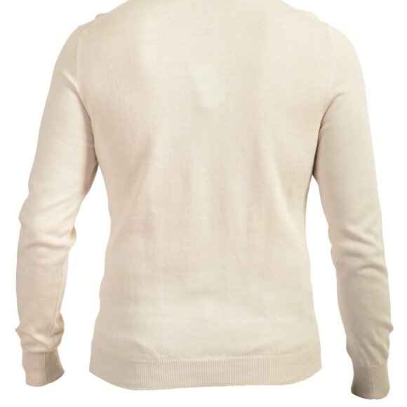 Malo Men's Light Gray Crewneck Pullover Sweater US S IT 48 - Picture 4 of 7